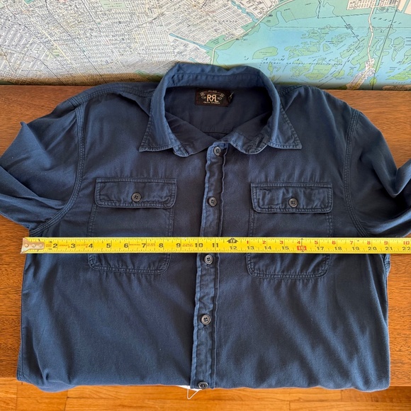 RRL by Ralph Lauren Utility Shirt – Navy (Men’s M, NWT) - Picture 5 of 9